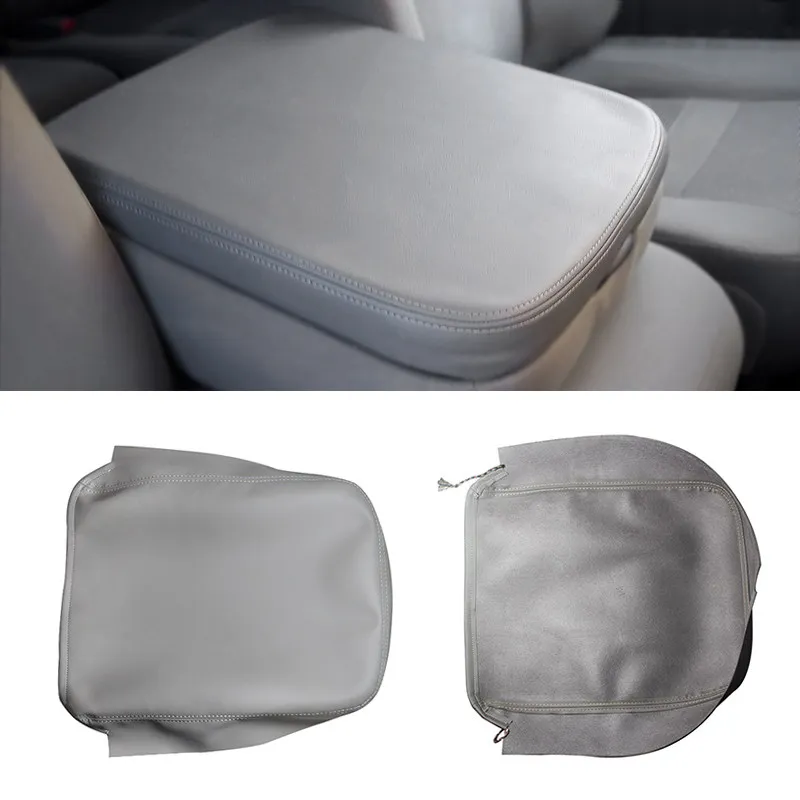 For Dodge Ram 2002 2003 2004 2005 2006 2007 2008 Car Center Console Lid Armrest Box Microfiber Leather Cover Protective Trim