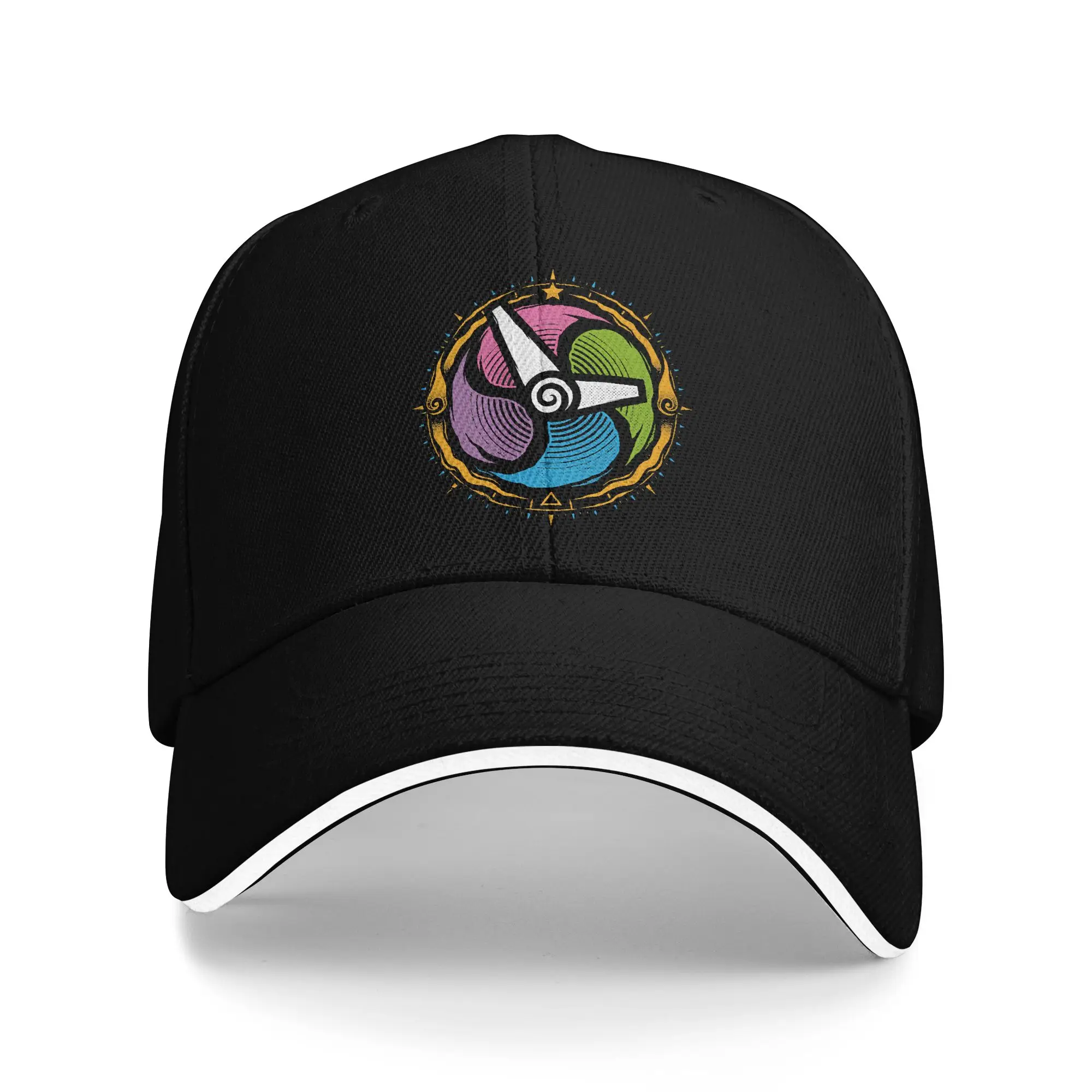Summer Ghost Watch Baseball Cap  Running Hippie y2k Cool Trucker Hat Men Design Sun Baseball Caps