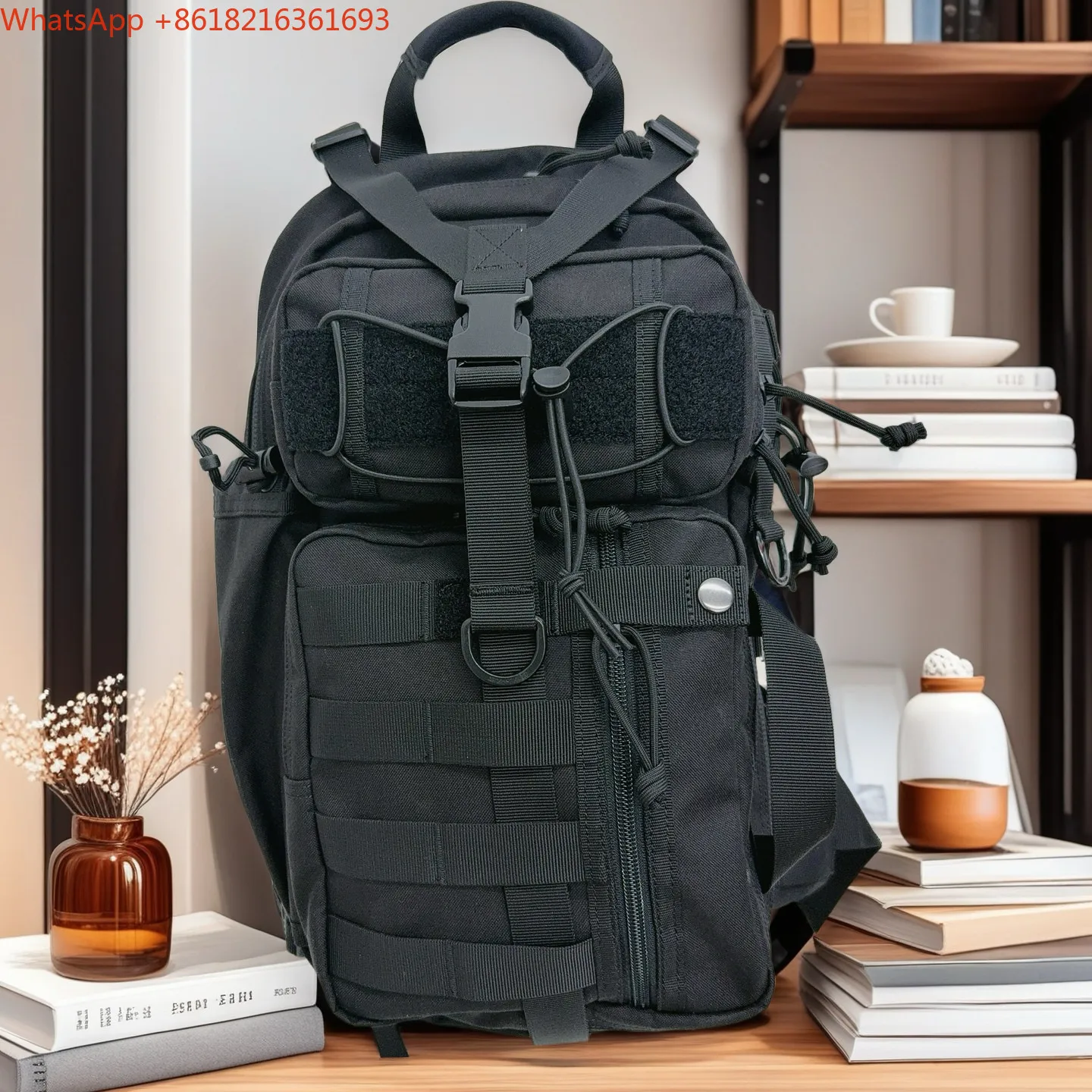 15L Outdoor Tactical Bag Multifunctional Crossbody Breast Bag Waterproof Scratch Resistant Wear Resistant Shoulder Backpack