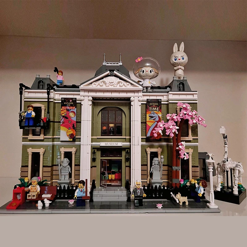 4014PCS Icons Natural History Museum 10326 Biggest Modular Building Set Architecture Street View Building Blocks Toy Kids Gift