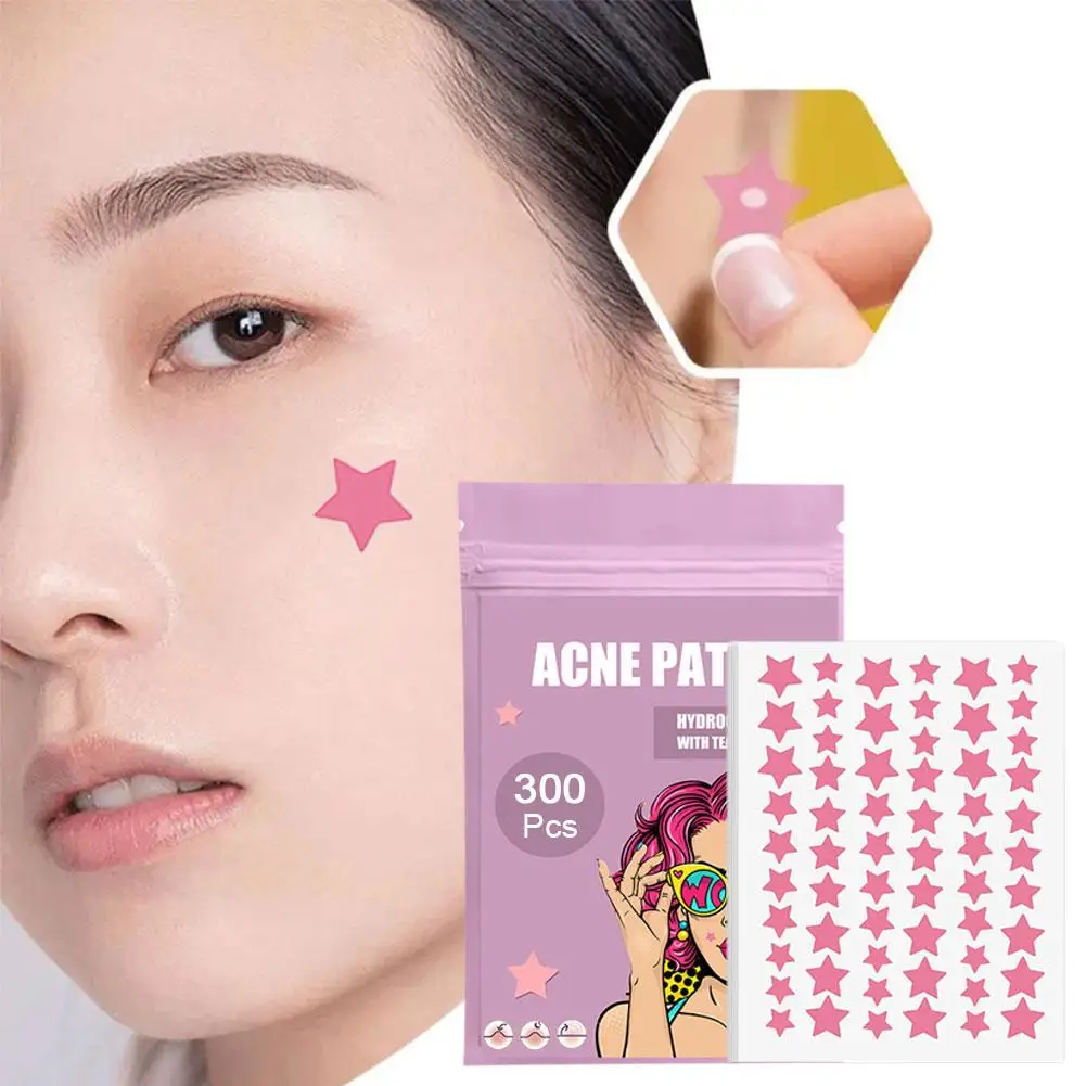 300/600pc Acne Pimple Patch Sticker Waterproof Acne Remover Tool Spot Pimple Skincare Blemish Treatment Hidden Pimp Fa Y8e3
