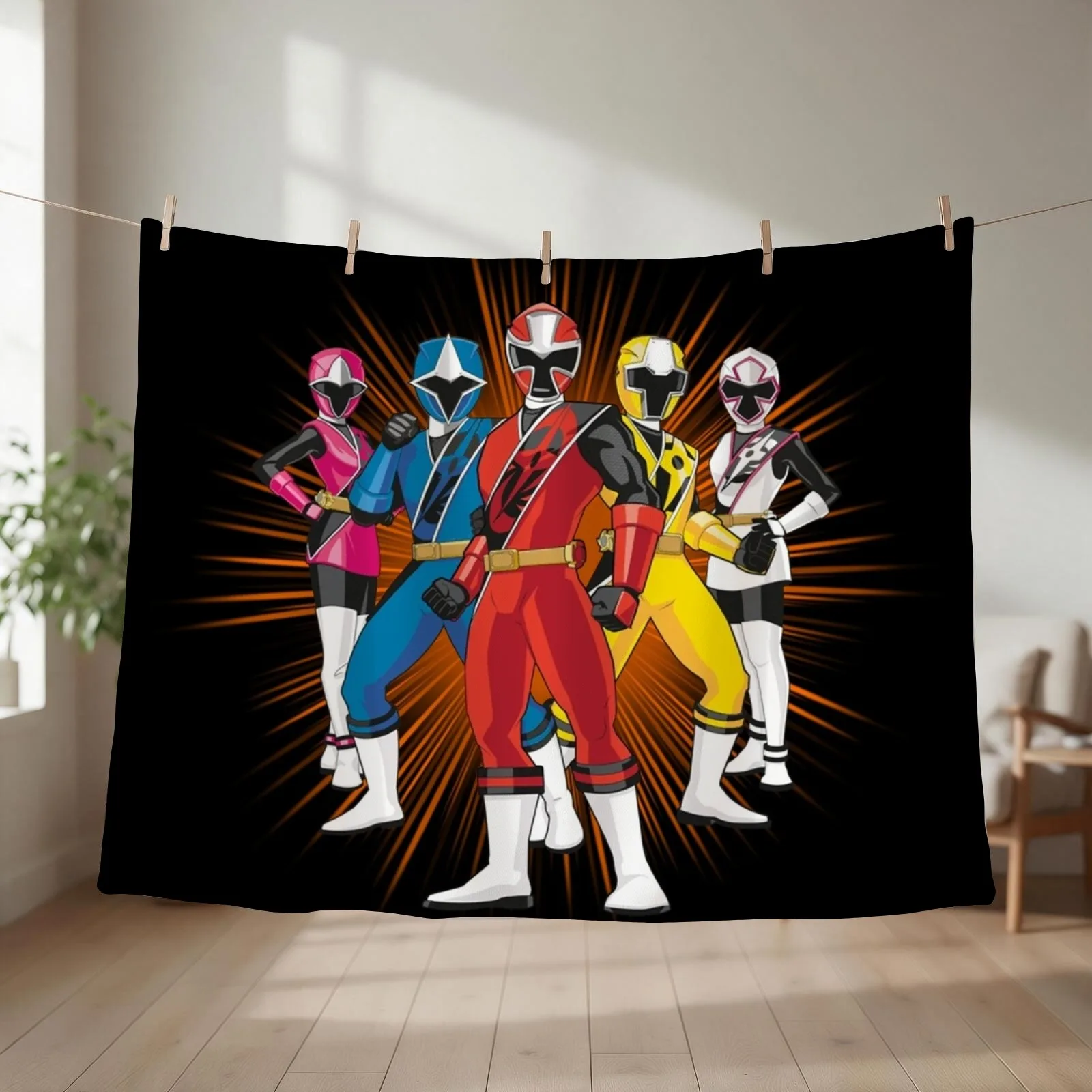 Ninja Ranger Throw Blanket