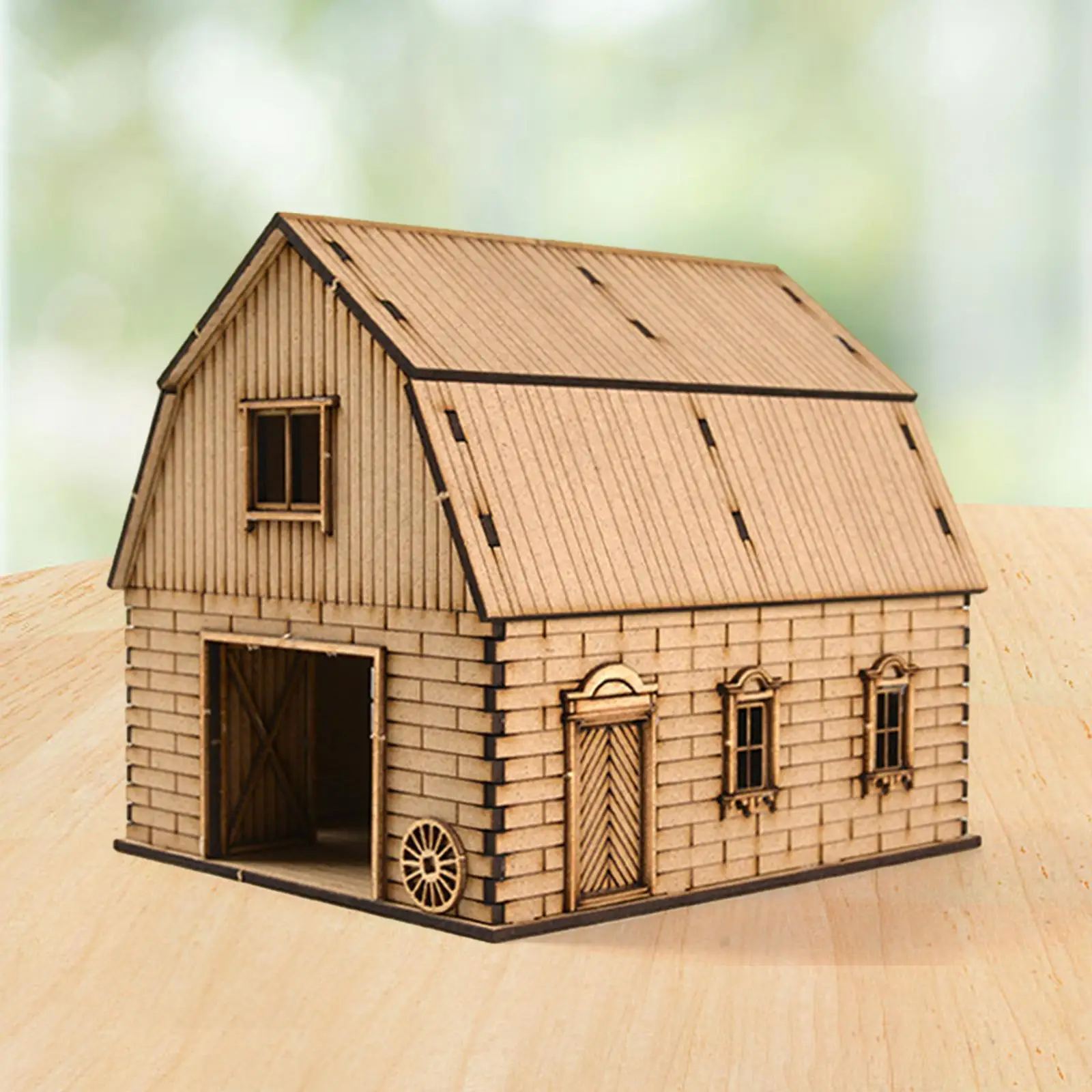 1:72 European Granary Model Architecture Scene Model for Diorama Accessory