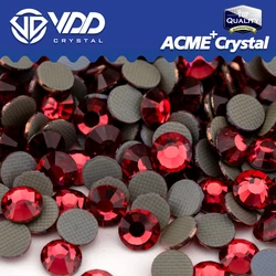 VDD 017 Indian Pink ACME+Series Hot-Fix Glass Rhinestones Crystal Glitter Flatback Strass Stones For DIY Garment Decorations