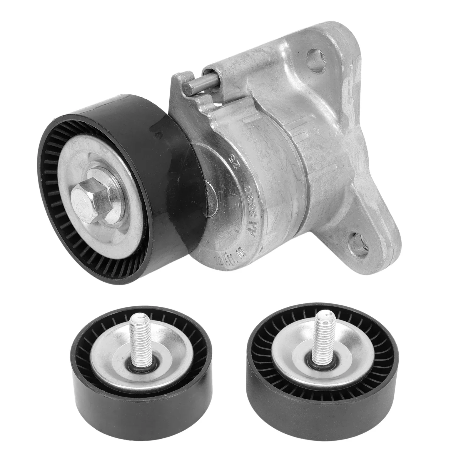 1345A059 Drive Belt Tensioner & Pulley Kit for Dodge Journey Avenger 2009-2014 Jeep Compass Patriot 2008-2016 1345A060 1345A079 view 2