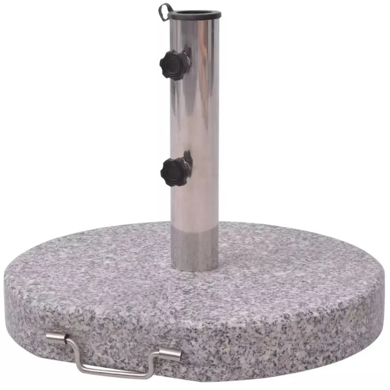 

High-quality Parasol Stand Metal Outdoor Umbrella Base Outdoor Furniture Leisure Umbrella Accessory Stainless Steel 17.7"