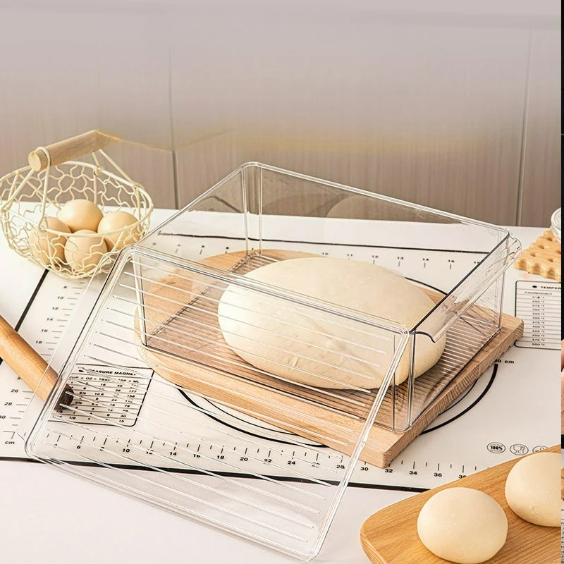 Dough Fermentation Box Bread Toast Wake-up Noodle Box Food Grade Kitchen Storage Box Special Refrigerator Fresh-keeping Box