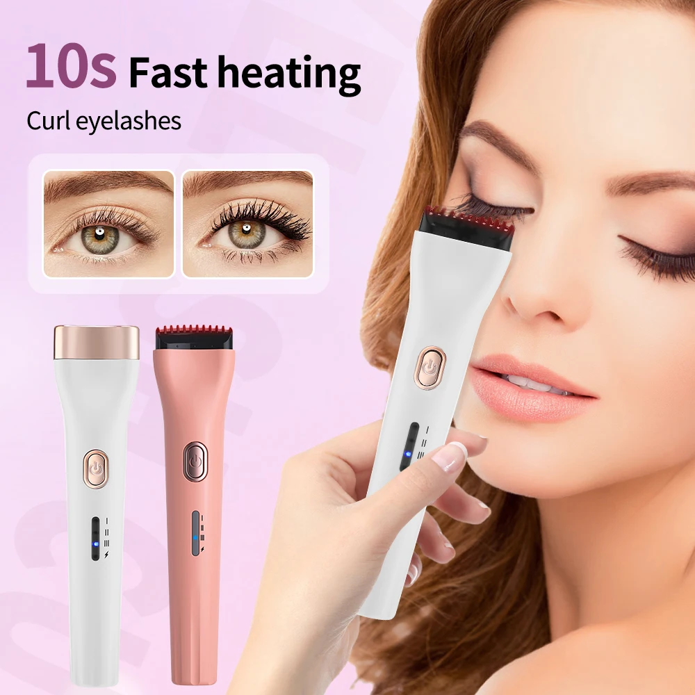 Electric Eyelash Curler 5D Heat Curling 3 Modes Electric Eye Lashes Heated Eyelashes Curls Comb Long Lasting Makeup Tools