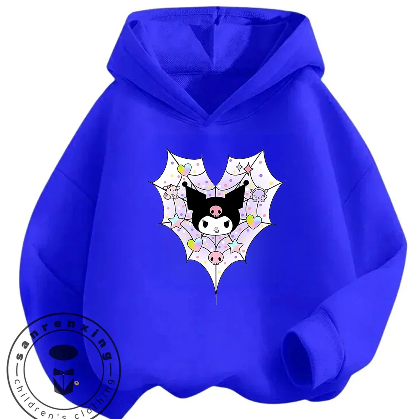 

Толстовка Kuromi In Sweets Cafe для детей от 3 до 14 лет, милая зимняя одежда в стиле пекарни, кавайная зимняя одежда