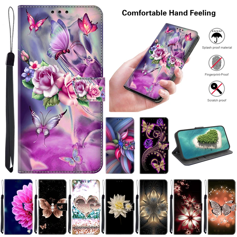 3D Magnetic Flip Leather Wallet Case For Samsung Galaxy S24 S23 S22 S21 S20 S10 S10E S9 S8 S30 Ultra Plus Galaxy S20 S21 S23 FE