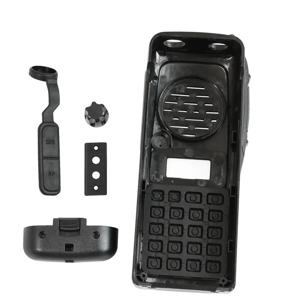 Black Walkie Talkie Replacement Housing Case Cover For IC-V82 Two Way Radio