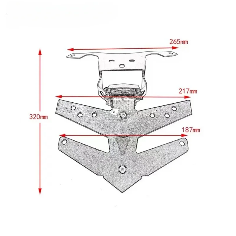 수정 번호판 거치대 번호판, 적용 가능한 스즈키 GSX-1300R 2022-2024