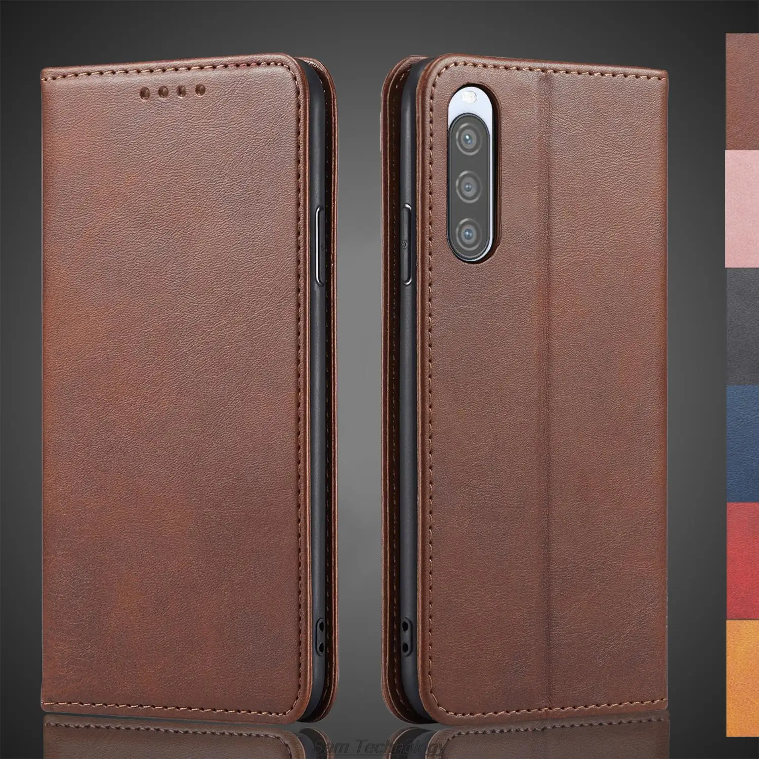 Magnetic attraction Leather Case for Sony Xperia 10 V 6.1\