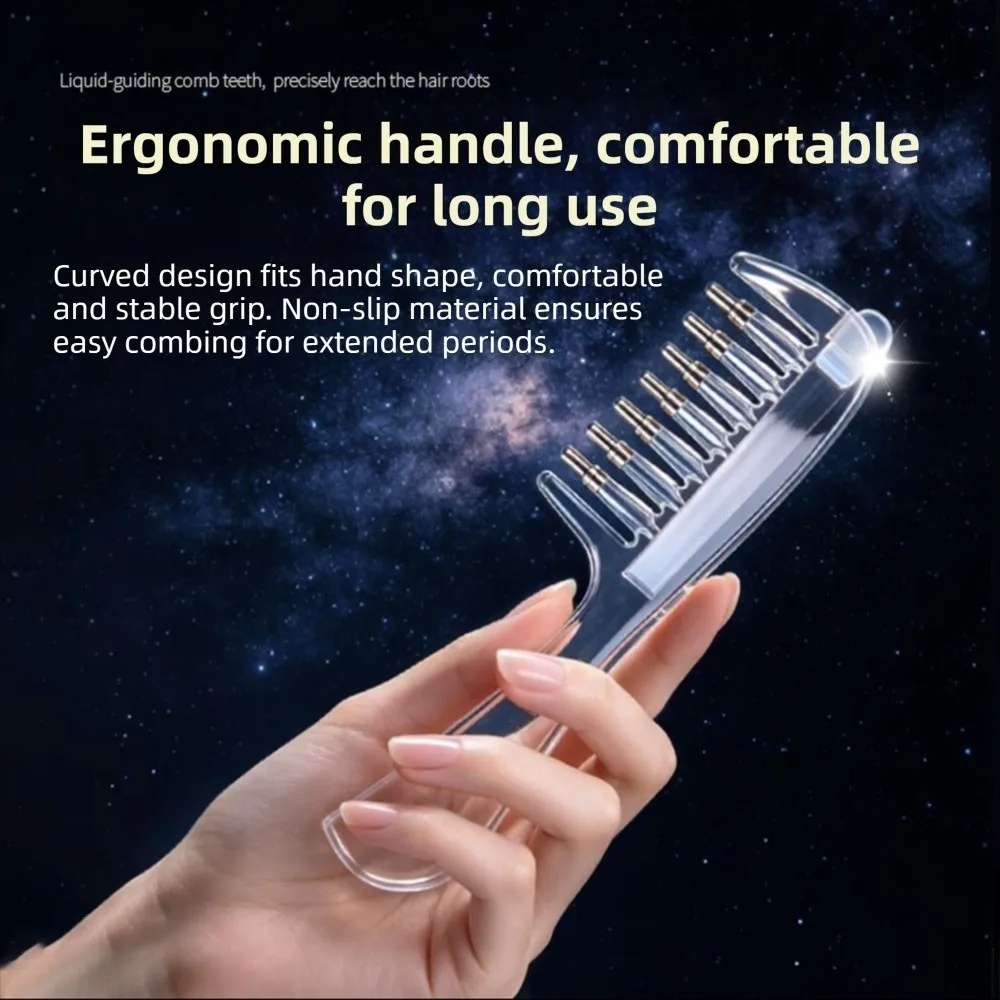 Multi-Function Mini Portable Head Applicator Anti-Frizz Scalp Nourish Hair Firming Applicator Anti-Static Hair Care