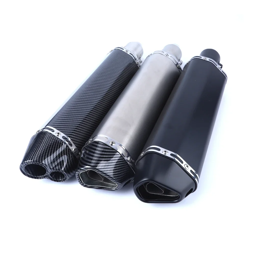 370mm and 470mm Motorcycle Exhaust Pipe Muffler Silencer Escape Moto  DB Killer  For YAMAHA SUZUKI KAWASAKI HONDA