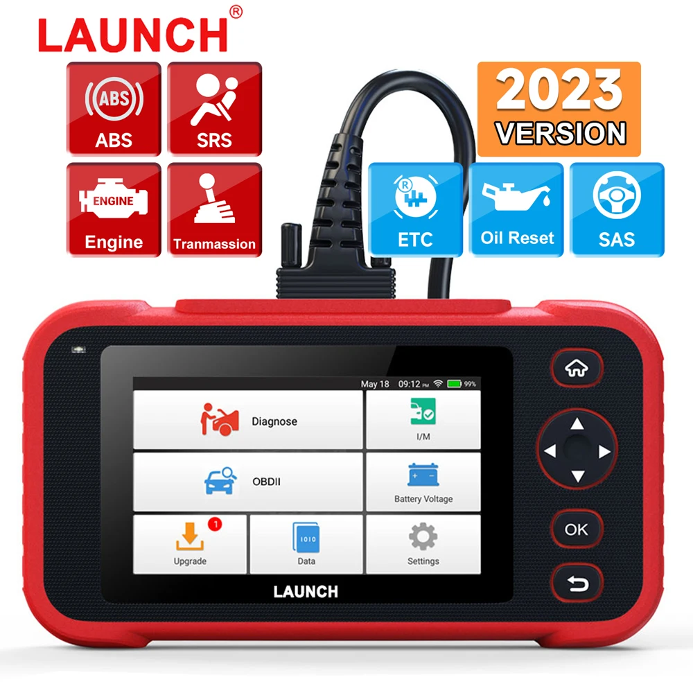 

LAUNCH X431 CRP123I OBD2 Automotive Scanner Professional Engine ABS SRS Transmission SAS ETC Oil Reset Car Diagnostic Scan Tool