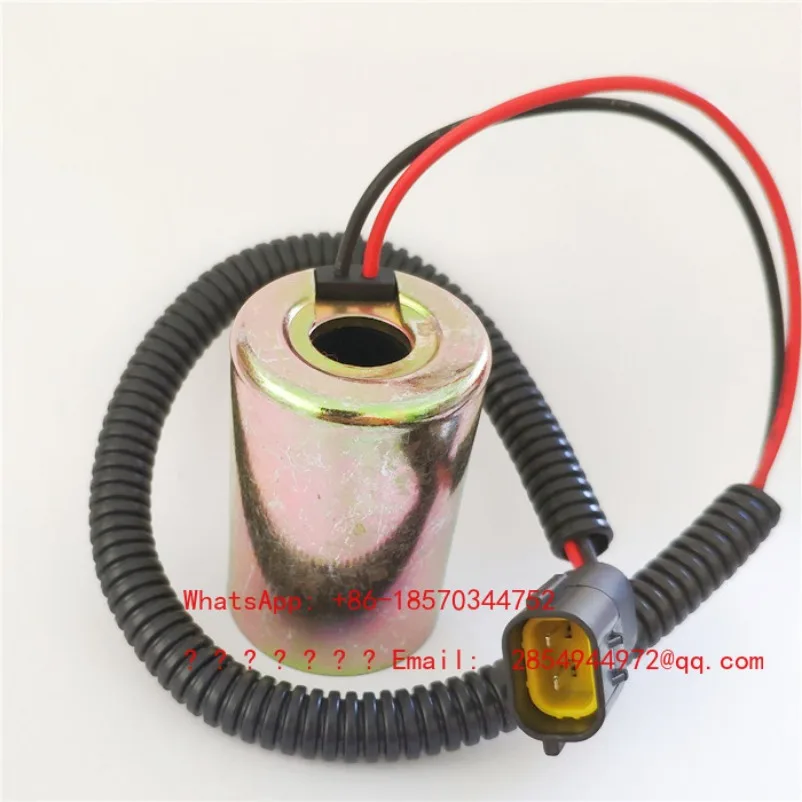 Excavator DH60-5/7 Pilot Safety Lock Solenoid Valve Coil Hole 14 High 52