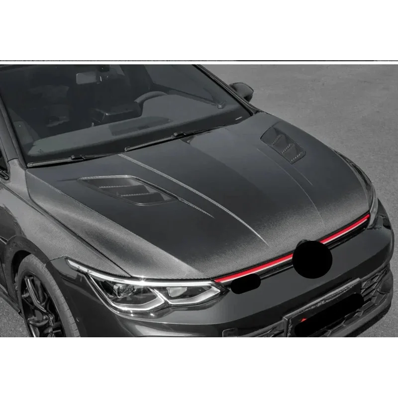 طقم هيكل غطاء المحرك من ألياف الكربون لملحقات السيارة المحدثة لشركة فولكس فاجن 8 GTI Rline Pro #4