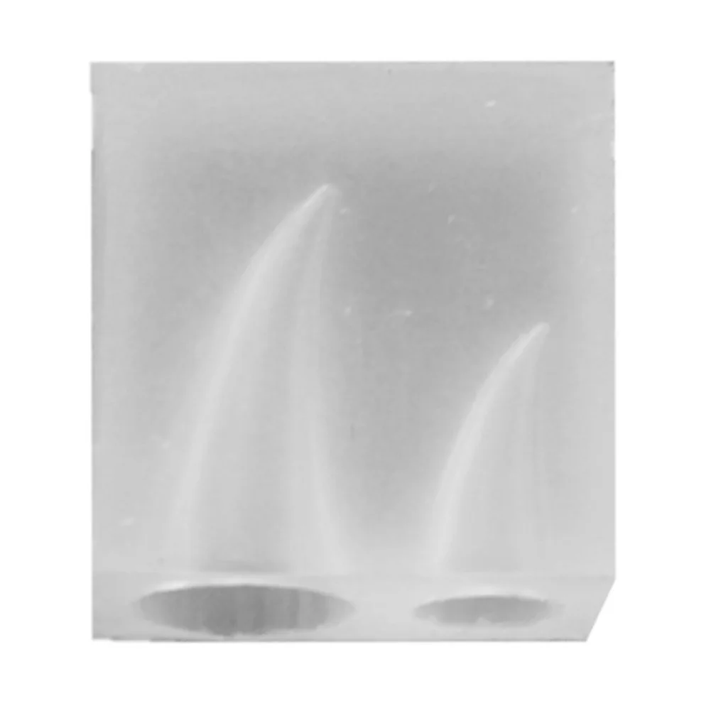 ABQR Devil Horn Silicone Mold Animal Horn Pendants Jewelry Making UV Resin Molds Dome Cabochon Epoxy Resin Molds