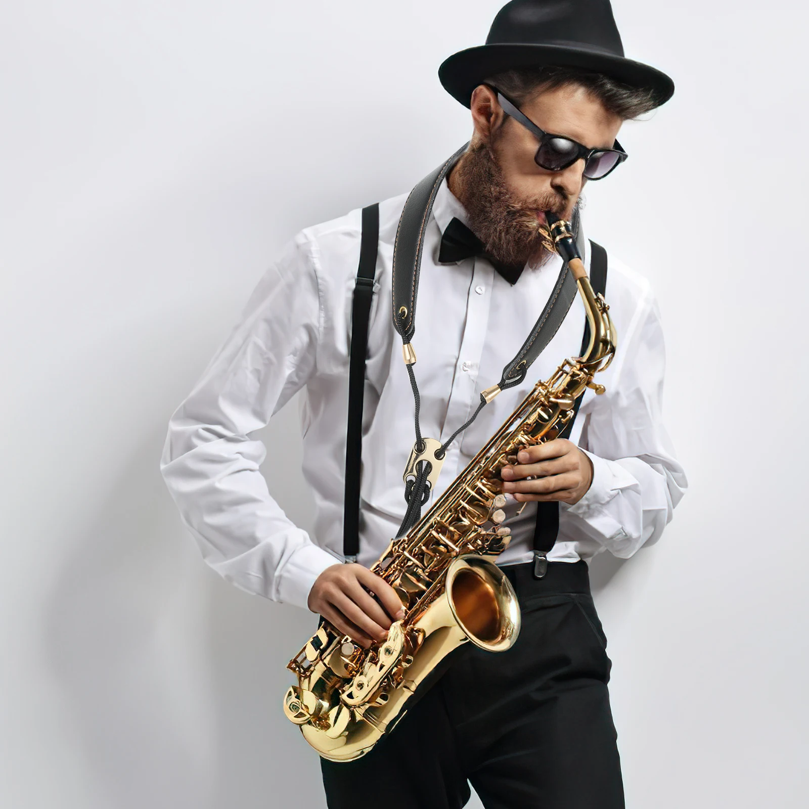 

Saxophone Strap Simple Belt Hanging Durable Accessory Supply Lanyard Adjustable