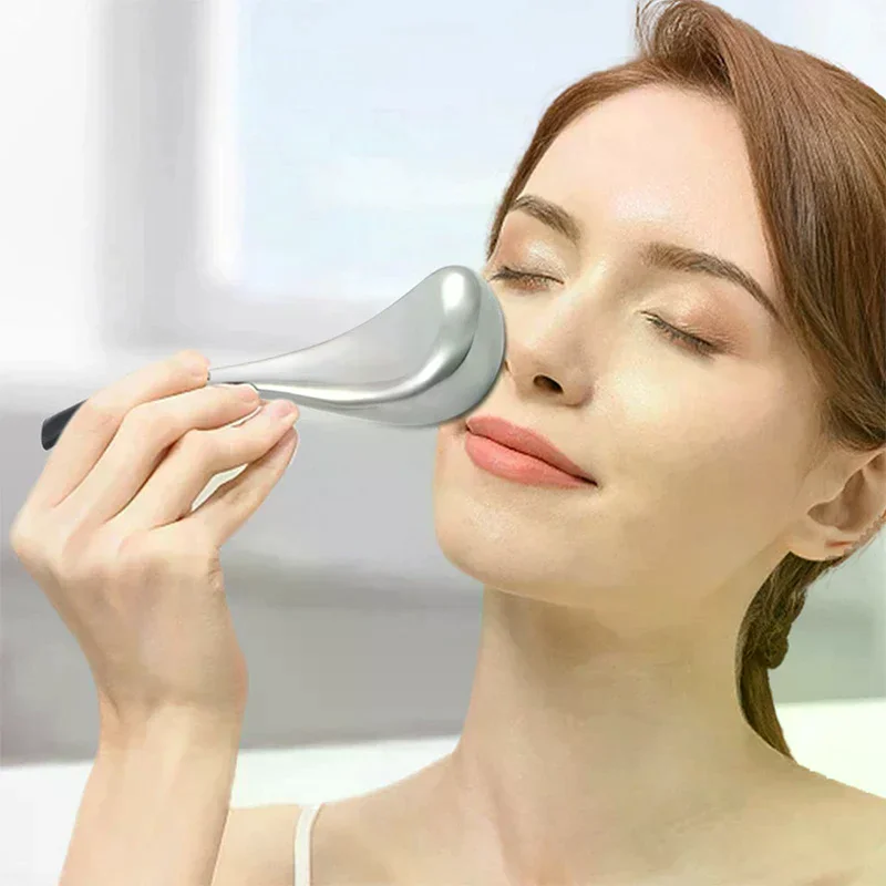 IJsbollen Gezichtsverzorgingshulpmiddel voor gezicht en ogen Roestvrijstalen schoonheid Cryo-sticks voor vrouwen Koelende spa-bollen