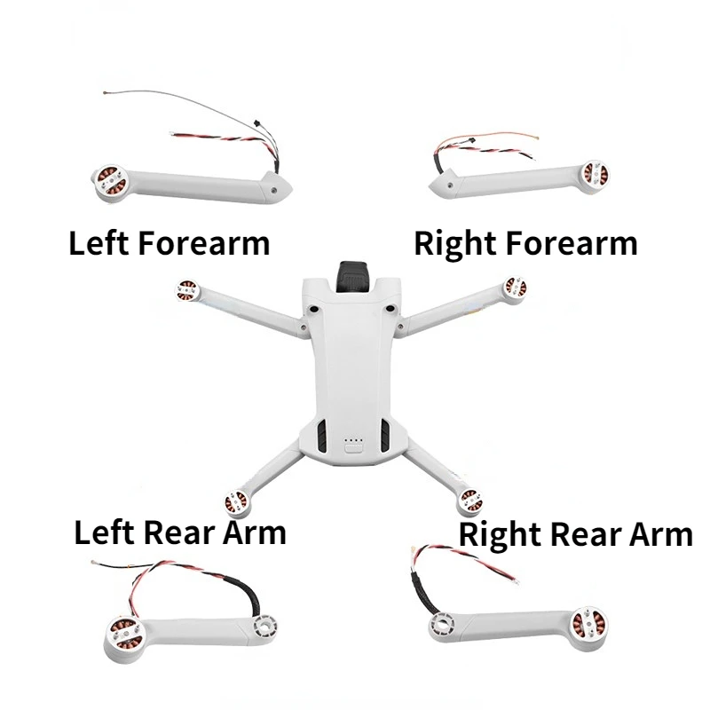 Original DJI Mini 3 PRO Gimbal Motor Arm Axis Module Coaxial Line Upper Shell Middle Shell Main Board ESC Board Camera Parts