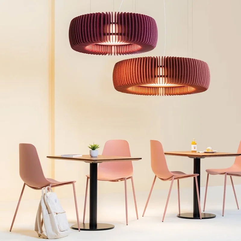 

Modern Simple and Atmospheric Felt Board Dining Table Living Room Chandelier Interior Design Exhibition Hall Lighting Fixtures