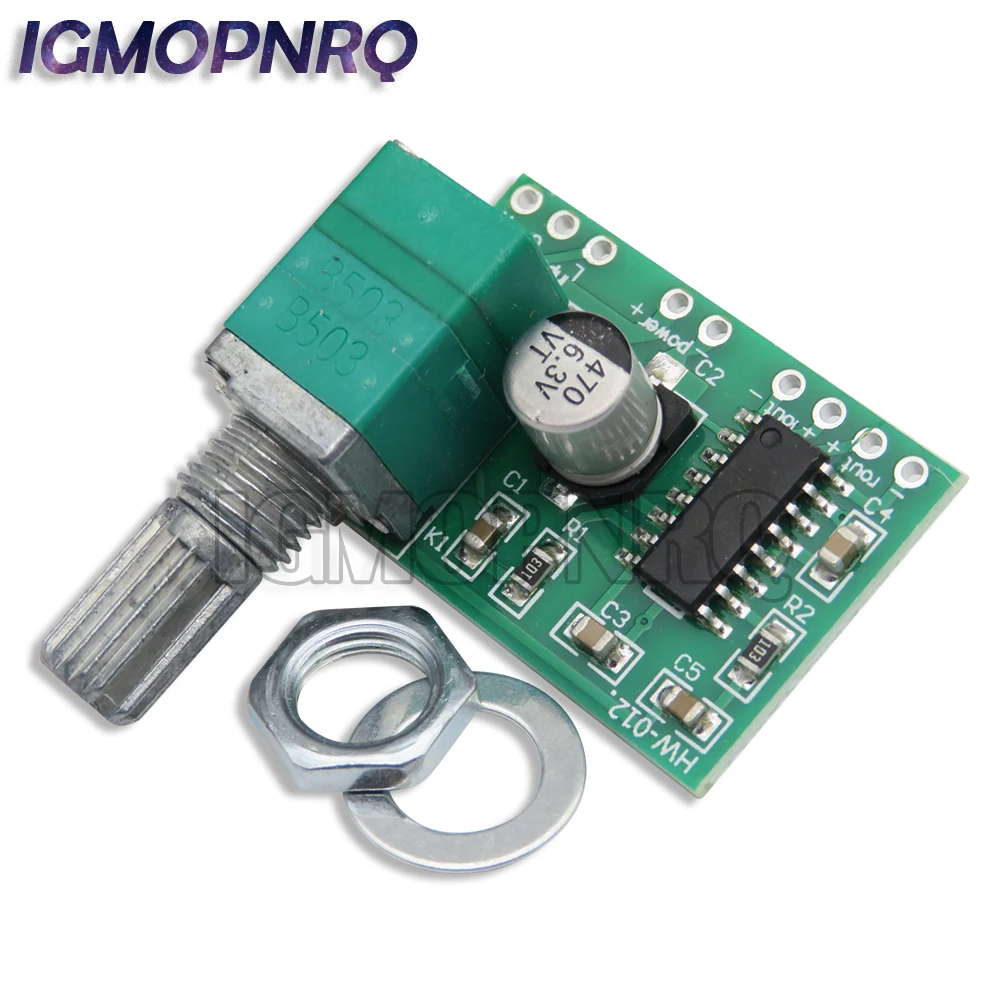 5PCS 5V PAM8403 Mini Digital Amplifier Board With Switch Potentiometer Can Be USB Powered