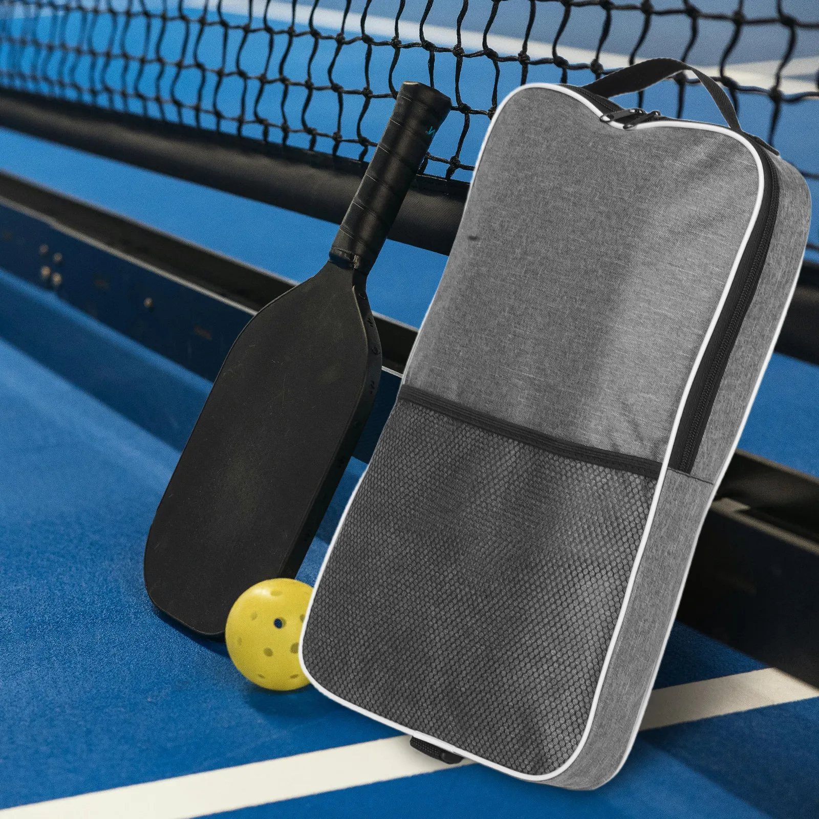 Pickleball Paddle Bag Large Capacity Portable Oxford Fabric Protective Case for Training Practice and Racket Storage