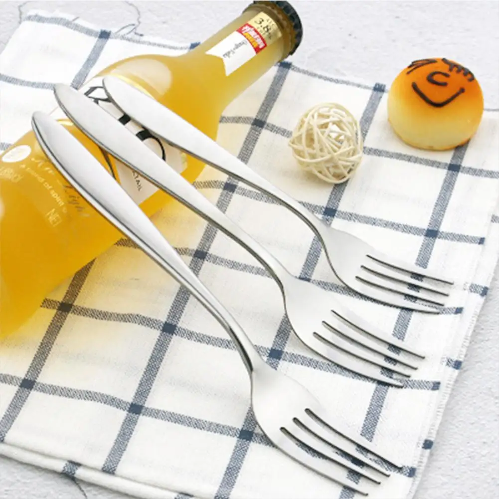 Dinner Forks Stainless Steel Cake Western Small Fork Rust-resistant Dessert Forks For Home Kitchen Restaurant Dropshipping