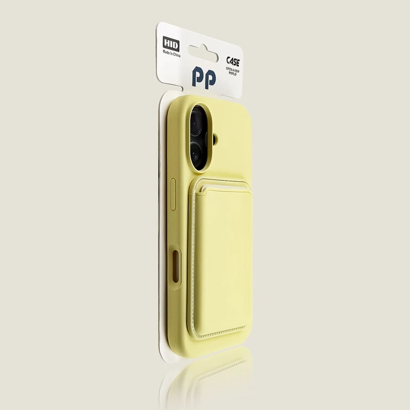 Funda de teléfono Magsafe con billetera de silicona líquida para iPhone 17Air 13 12 11 14 15 16 Pro Max 16e tarjetero magnético 2 en 1