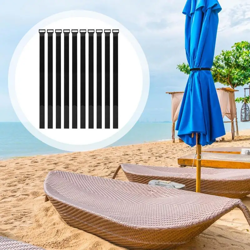 Paraplu Riem 10 Stuks Verstelbare Parasol Riem Herbruikbare Buiten Paraplu Riem Voor Tuin Strand Multifunctionele Patio Paraplu