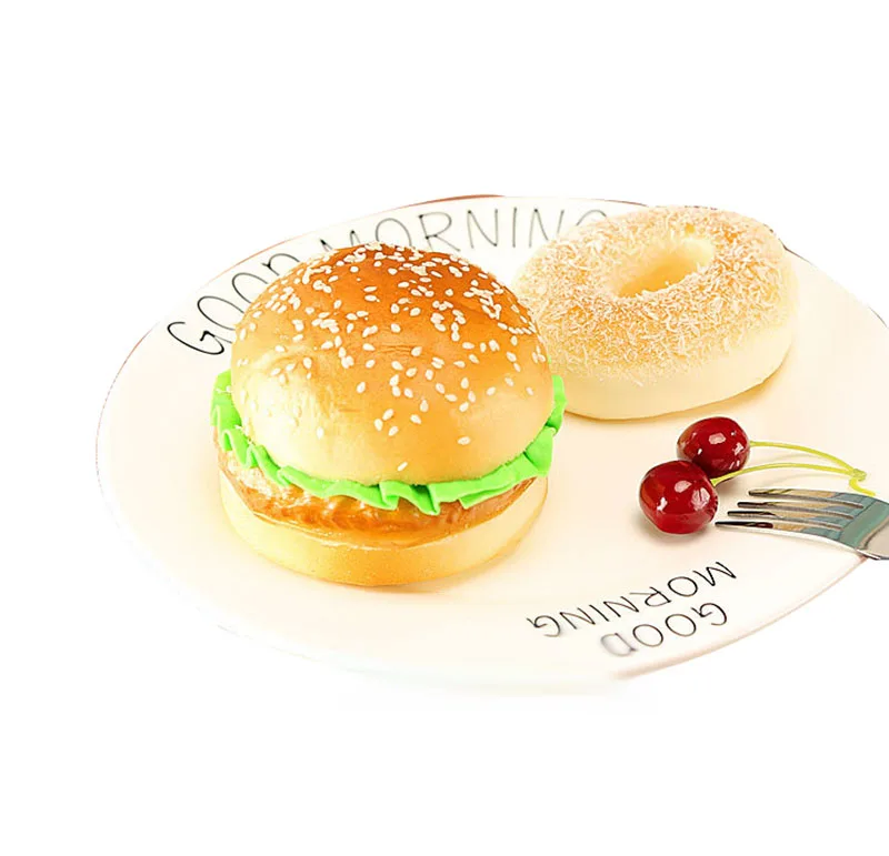 Künstliche Gemüse-Hamburger-Dekoration, Künstliche Lebensmittel-Requisiten, Pädagogisches Spielzeug, PU-Requisite für Schaufenster und Heimdekoration – Detail 6