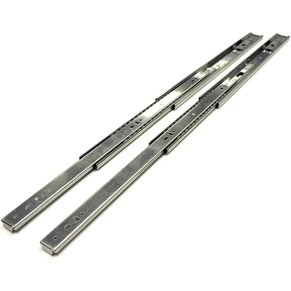 22 بوصة لينة إغلاق الكرة تحمل الجانب جبل درج الشرائح لخزائن إطار الوجه، تمديد كامل، 10 أزواج، نظام الإغلاق الذاتي #3