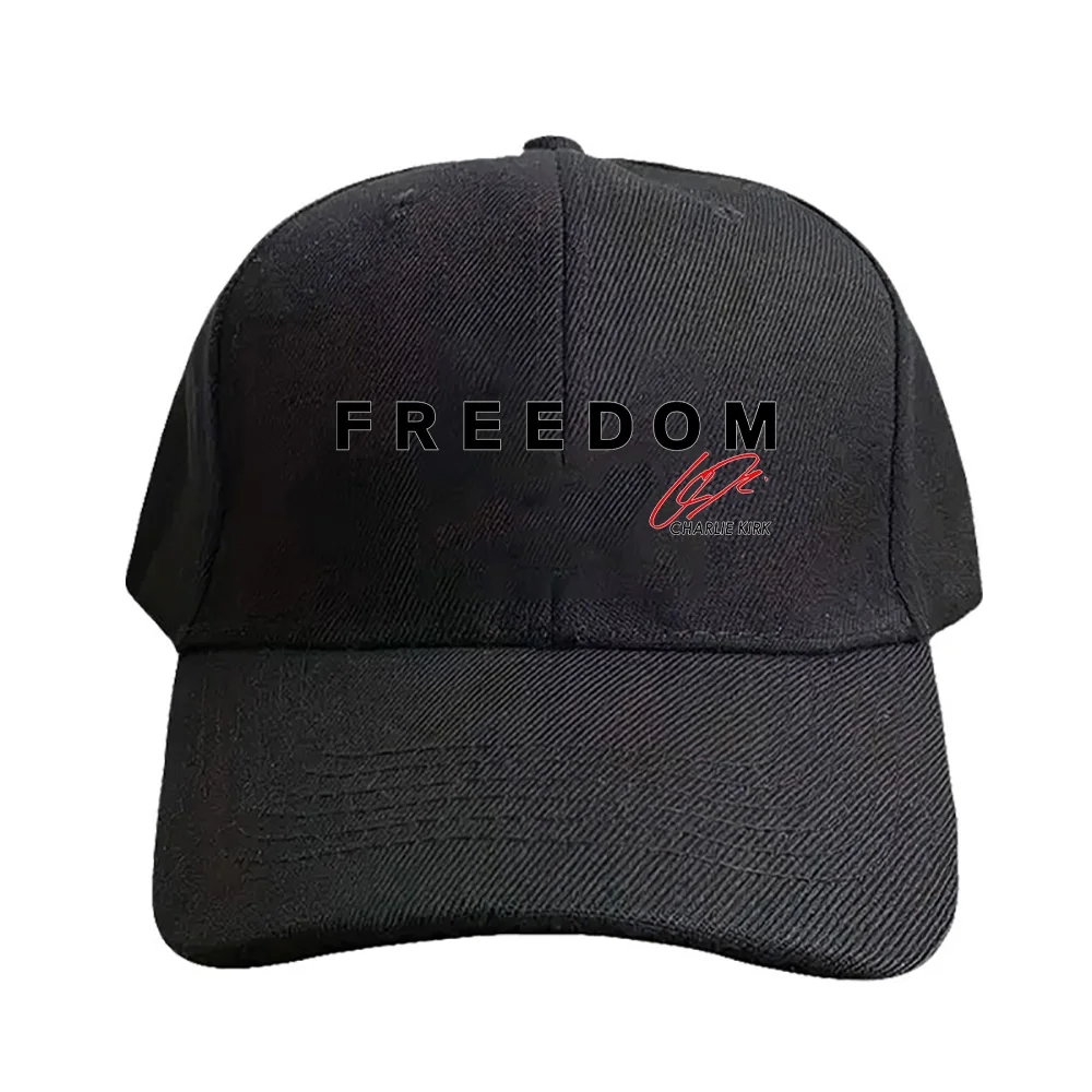 Freedom Charlie Kirk 1993-2025 Red Signature Tribute Cap Man Adult Hat Casual Adjustable Printed Baseball Caps Trucker Cap