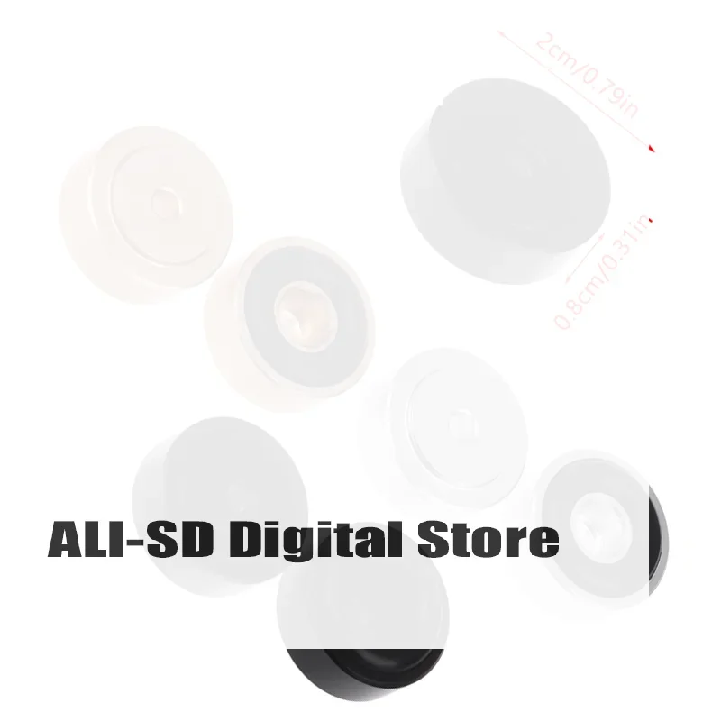 1/4 Uds pies amplificadores 20*8MM pies amplificadores de aleación de aluminio amortiguador almohadillas amplificador Base pies almohadilla para altavoces amplificador de CD