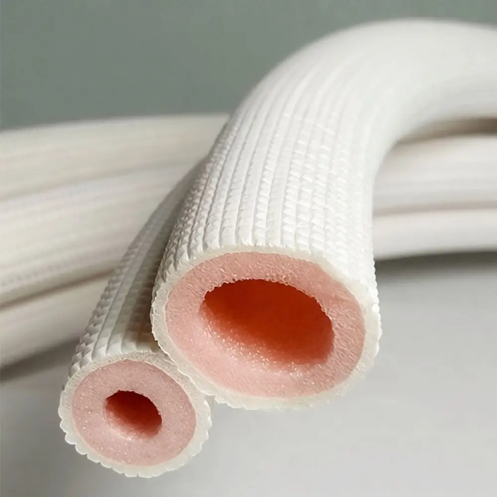 Air Conditioner Refrigerant Pipe Insulation Cover Outdoor Anti Aging Thermal Foam Wrap Protective Tube Guard Conduit