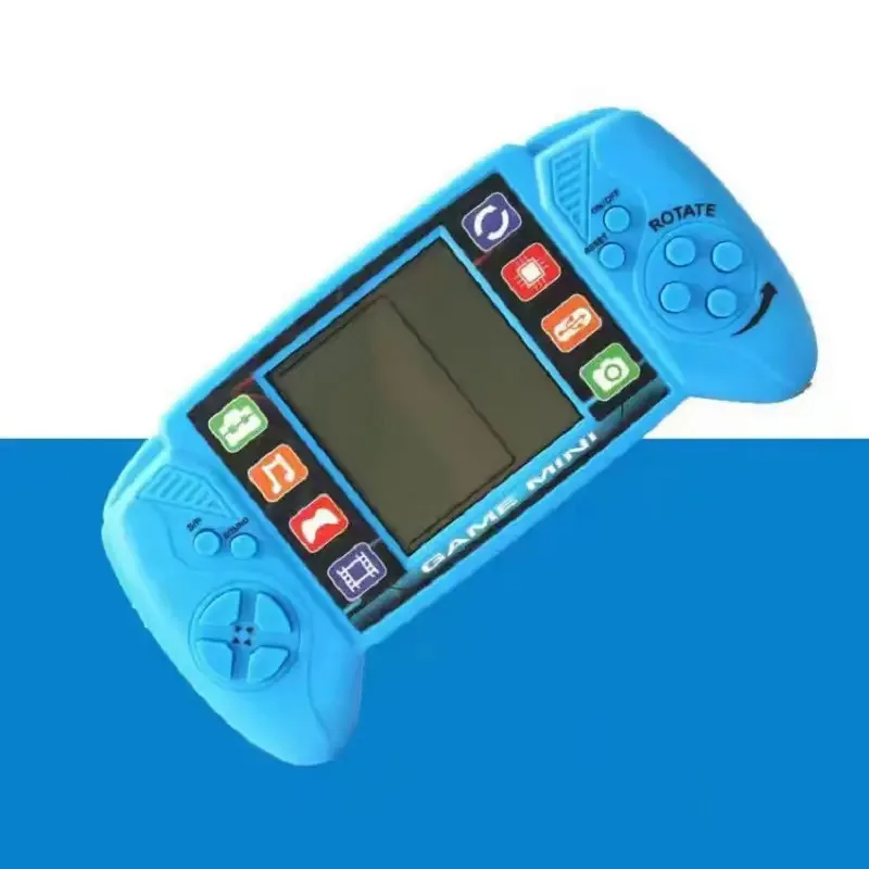 Portable Classic Nostalgic Tetris Game Machine Educational Toys Screen Handheld Pocket Gaming Player Electronic Toys