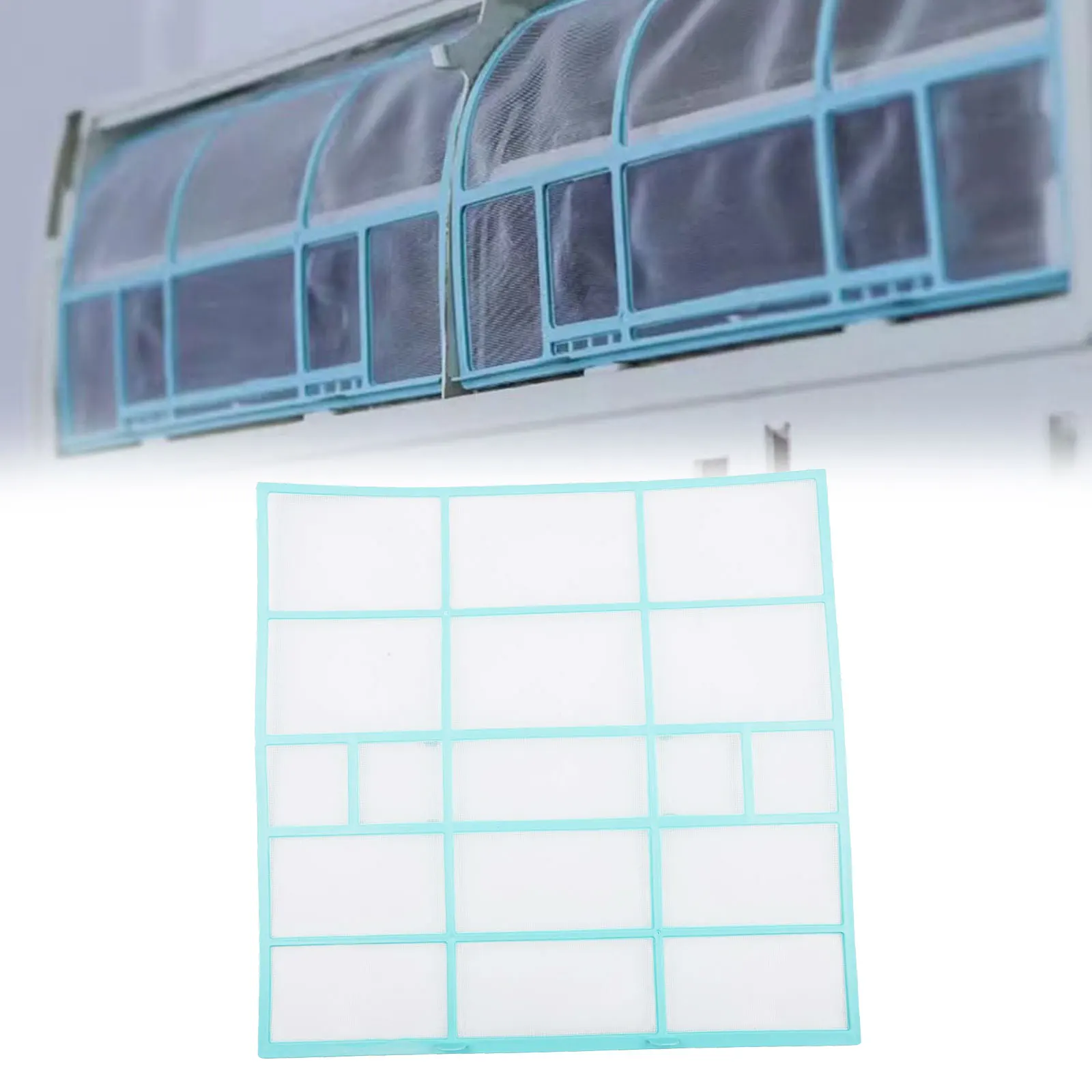 Hanging air conditioner dust filter accessory for Midea Hualing to reduce dust buildup and prolong unit lifespan