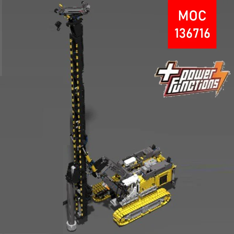 NEW Design MOC LRB 355 Drill Machine Stand Technic Model - Trendy Educational Toy - Stress-Relief Toy - Top Choice Holiday Gift