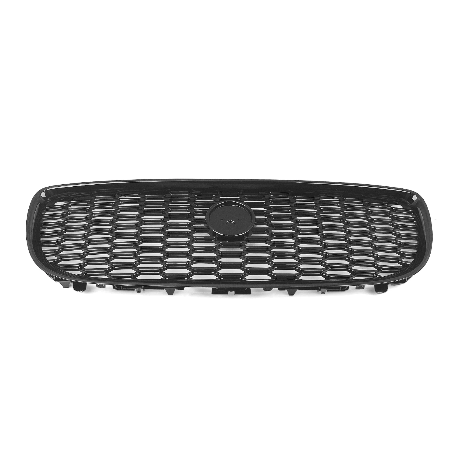 Front Grille Racing Grill For Jaguar XE 2015 2016 2017 2018-2020 Carbon Fiber Look/Gloss/Matte Black Upper Bumper Hood Mesh Grid