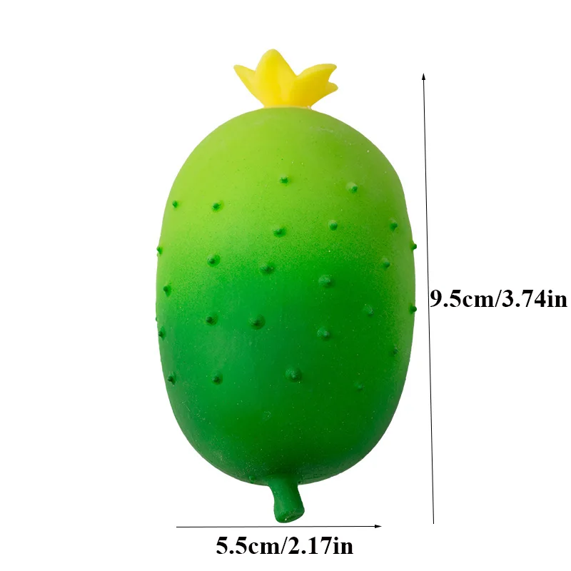 Simulação pepino squeeze brinquedos fidget bolas de alívio do estresse recuperação lenta descompressão brinquedo mole para adultos crianças presente aniversário