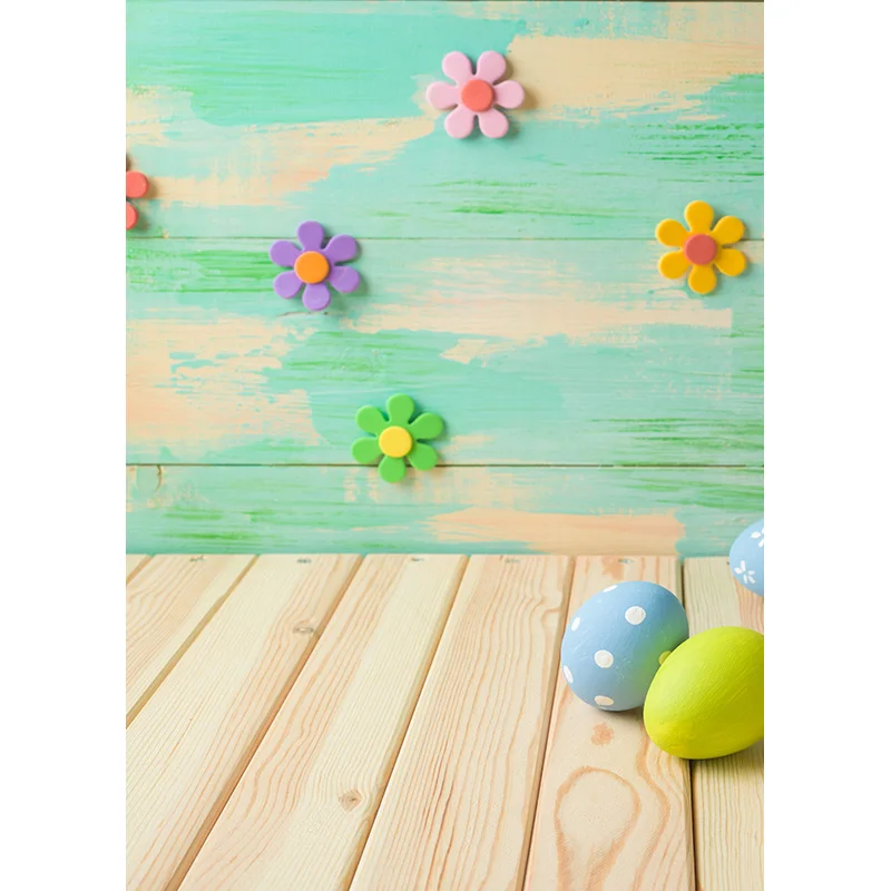 Easter Eggs Rabbit Photography Backdrops Photo Studio Props Spring Flowers Child Baby Portrait Photo Backdrops  21430 CJ-02
