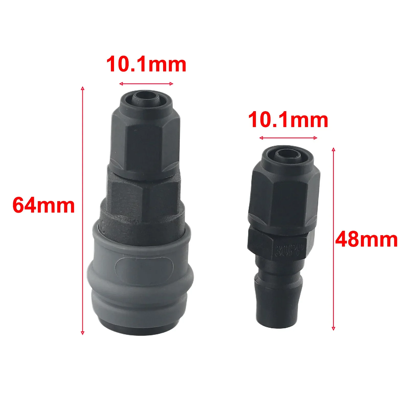 Quick Connector Quick Release Self Locking Quick Connector for Compressor Pneumatic Fittings 8/10/12mm Lightweight