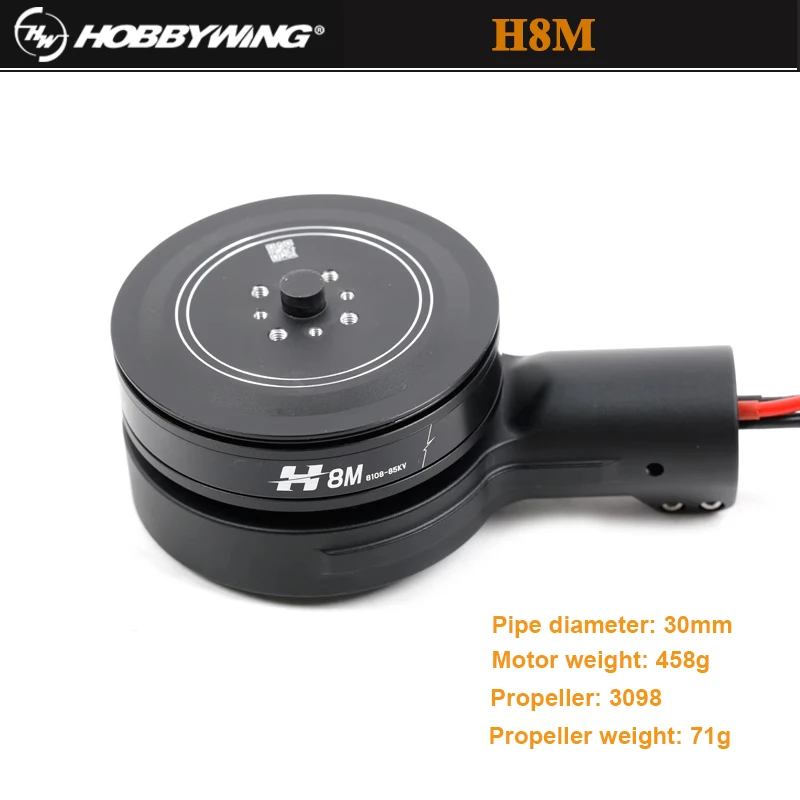 Hobbywing H8M Power Set 3098 Carbon Fiber Propeller Maximum Pull 7.5kg Industry UAV Motor