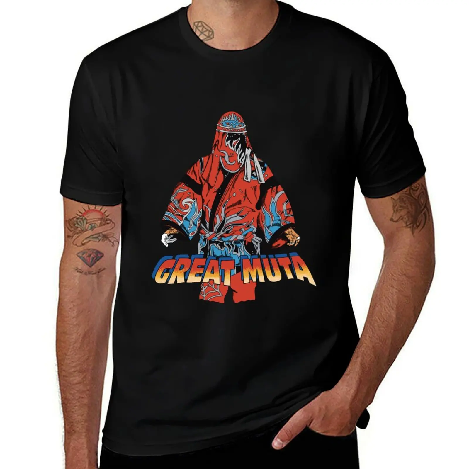 

Great Muta Vintage T-Shirt essential t shirt g man t shirts for men anime tshirt T-Shirt