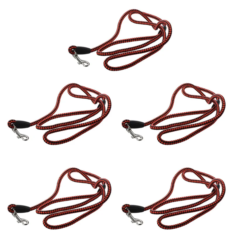 5X Artificial Leather Braid Dog Leash - S