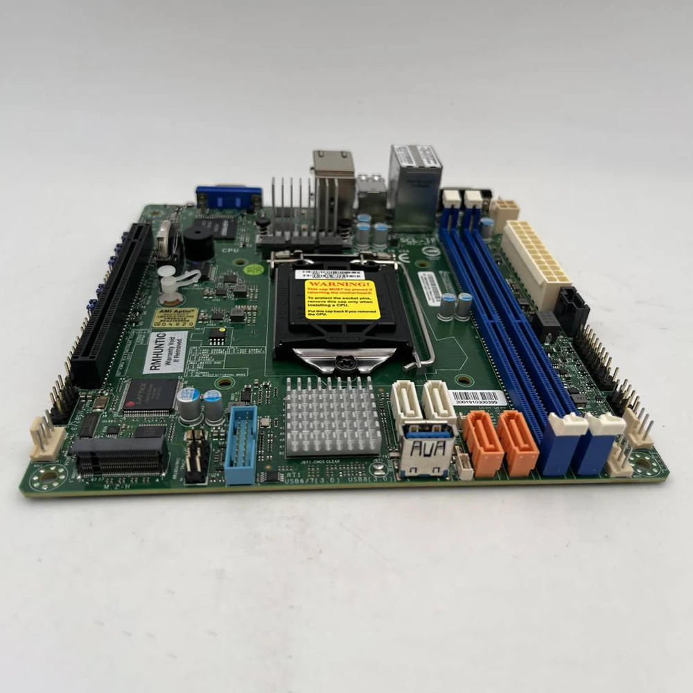 X11SCL-IF للوحة الأم لخادم Supermicro LGA1151Xeon E-2100/2200 معالج C242 #3