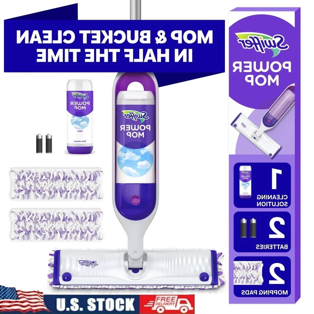 

Power Mop Набор для чистки пола с несколькими полосками для чистки поверхностей с 300 чистящими полосками и средствоми для свежего аромата для домашнего использования