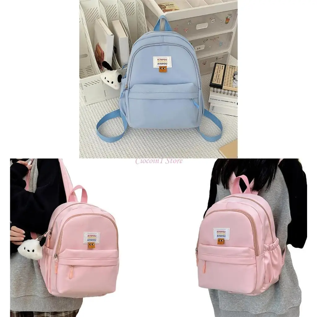 

Y1UB Versatile Backpack Double Strap Shoulder Bag Pack School Book Bag Travel Bag